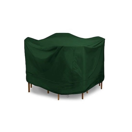 Eevelle Meridian Round Table Set Cover, Hunter Green, 60 in L x 60 in W x 25.5 in H MDTRDCS-HTR